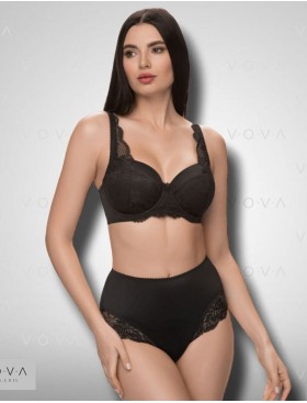 Высокие трусы VOVA LAURA V32541 черный, Цвет: черный, Размеры: XL, изображение 3