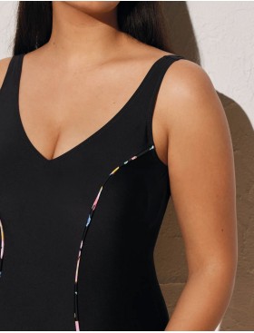 Черный закрытый купальник Ysabel Mora 82194, Цвет: черный, Размеры: 80B, изображение 3