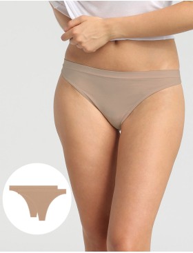 Набор трусиков стрингов Dim 05E1 NEW SKIN MICROFIBER (2 шт) телесный, Цвет: телесный/телесный, Размеры: M/L