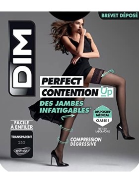 Чулки-вуаль с декомпрессией Dim 0BMD PERFECT CONTENTION 25 den светло-коричневый, Цвет: светло-коричневый, Размеры: 1, изображение 2