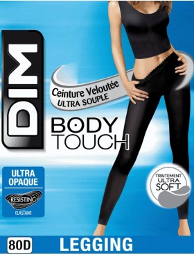Ультранепрозрачные леггинсы Dim 1027 BODY TOUCH 80 den, Цвет: черный, Размеры: 3/4