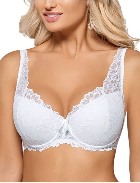 Бюстгальтер балконет тюльпан MAT CARMELA 053-22 белый, Цвет: белый, Размеры: 70I