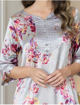 Туника из шелка Mia-Amore GRACE 3135, Цвет: грейс, Размеры: S/M, изображение 5