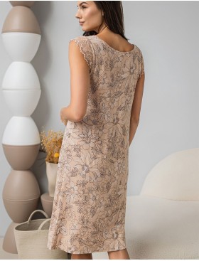 Женская сорочка вискоза Mia-Amore NELLY 1941, Цвет: бежевый, Размеры: XL, изображение 2