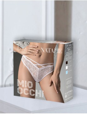 Кружевные трусики бразилиана Mioocchi NATALIE 8210 bianco, Цвет: bianco (белый), Размеры: S, изображение 6