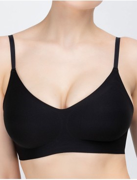 Мягкий бесшовный бюстгальтер Opium B-36 черный, Цвет: черный, Размеры: 2XL