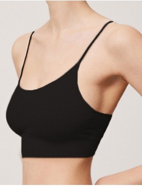 Бесшовный топ Ysabel Mora 10040 SEAMLESS черный, Цвет: черный, Размеры: S