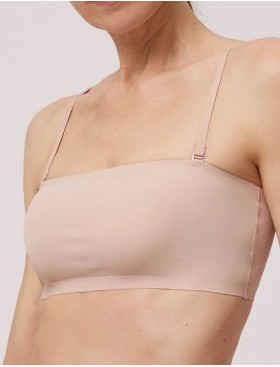 Топ бандо Ysabel Mora 10110 BASIC телесный, Цвет: телесный, Размеры: S