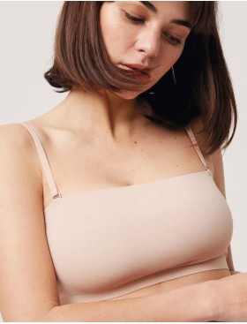 Топ бандо Ysabel Mora 10110 BASIC телесный, Цвет: телесный, Размеры: S, изображение 3