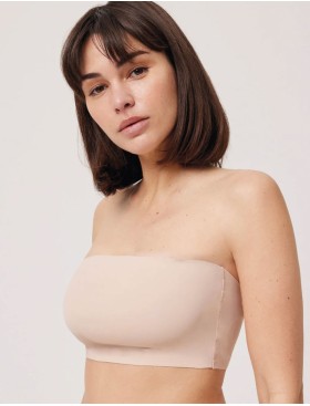 Топ бандо Ysabel Mora 10110 BASIC телесный, Цвет: телесный, Размеры: S, изображение 4