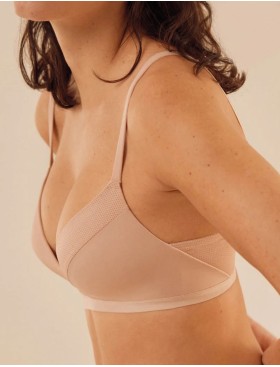 Бюстгальтер триангул без косточек Ysabel Mora 10118 BASIC телесный, Цвет: телесный, Размеры: 75B, изображение 3