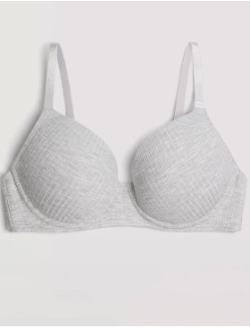 Бюстгальтер поддерживающий Ysabel Mora 10568 LINGERIE серый, Цвет: серый, Размеры: 90B, изображение 3