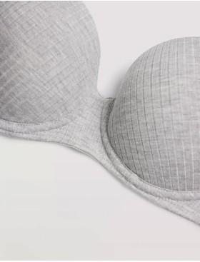 Бюстгальтер поддерживающий Ysabel Mora 10568 LINGERIE серый, Цвет: серый, Размеры: 90B, изображение 4