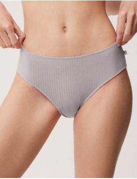 Трусы слипы в рубчик Ysabel Mora 10571 LINGERIE серый, Цвет: серый, Размеры: M