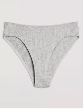 Трусы слипы в рубчик Ysabel Mora 10571 LINGERIE серый, Цвет: серый, Размеры: M, изображение 3