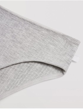 Трусы слипы в рубчик Ysabel Mora 10571 LINGERIE серый, Цвет: серый, Размеры: M, изображение 4