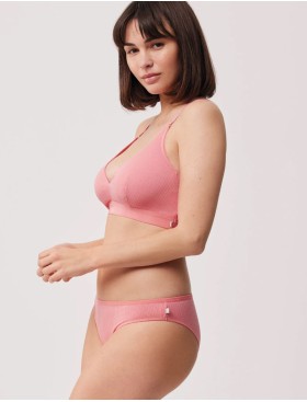 Трусы бразилиана в рубчик Ysabel Mora 10573 LINGERIE розовый, Цвет: розовый, Размеры: S, изображение 3