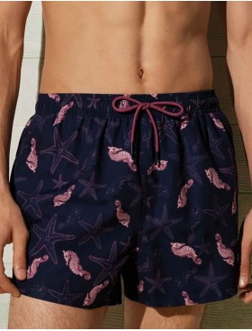 Мужские пляжные шорты Ysabel Mora 90089, Цвет: фиолетовый, Размеры: L