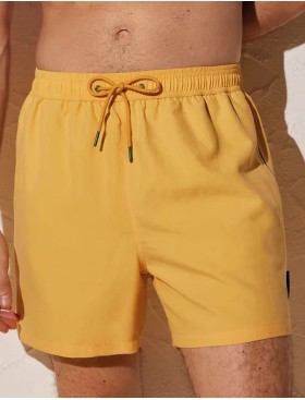 Мужские пляжные шорты Ysabel Mora 90094, Цвет: желтый, Размеры: M