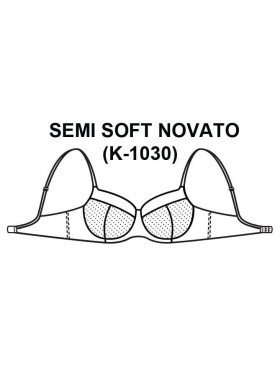 Бюстгальтер полумягкий Ava DREAM OFF 1763 PU черный, Цвет: черный, Размеры: 80B, изображение 3