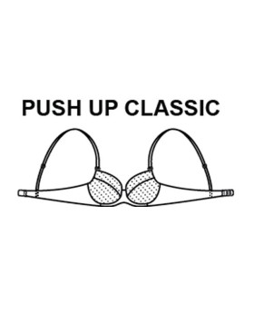 Бюстгальтер пуш-ап Ava SECRET KISSES 1750 P-UP, Цвет: черный, Размеры: 75B, изображение 3