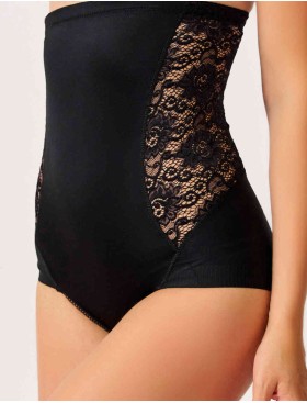 Утяжка с завышенной талией Bogema 0061 черный, Цвет: черный, Размеры: S