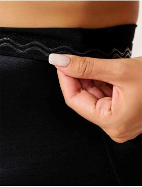 Высокие утягивающие трусы Bogema 954 черный, Цвет: черный, Размеры: 2XL, изображение 3