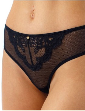 Трусы слипы Coquette Revue ROSES 65117-18, Цвет: черный, Размеры: S