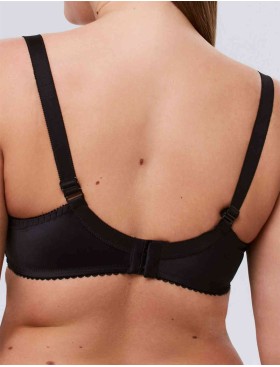 Бюстгальтер полумягкий Elli 9001 черный бархат, Цвет: бархат черный, Размеры: 75H, изображение 2