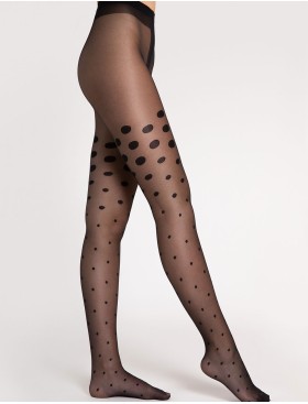 Колготки с узором Fiore 6082/G NATALIE 15 den черный, Цвет: черный, Размеры: 3, изображение 2