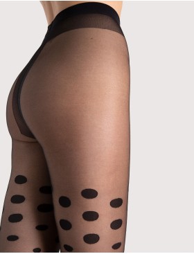 Колготки с узором Fiore 6082/G NATALIE 15 den черный, Цвет: черный, Размеры: 3, изображение 4