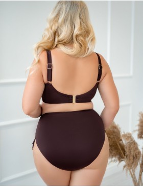 Мягкий бюстгальтер от купальника Kris Line KORFU soft roma, Цвет: коричневый, Размеры: 95D, изображение 7