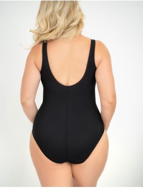 Черный купальник с коррекцией Kris Line SOLAR body shaper, Цвет: черный, Размеры: L, изображение 3