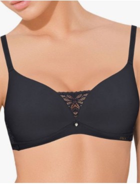 Бюстгальтер бралетт без косточек Leilieve LIBERTY C5000 nero, Цвет: nero (черный), Размеры: 75B