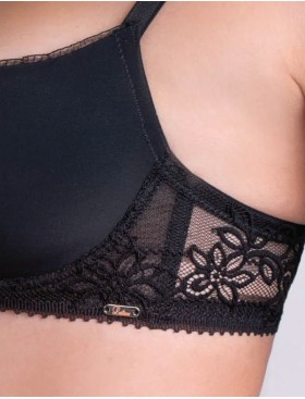 Бюстгальтер балконет Leilieve LIBERTY C5100 nero, Цвет: nero (черный), Размеры: 80B, изображение 3