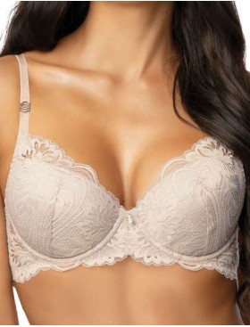 Бюстгальтер балконет пуш-ап MAT DARLENE jasny bezowy M-3635-11-1, Цвет: бежевый, Размеры: 70F