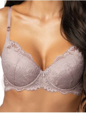 Бюстгальтер балконет пуш-ап MAT DARLENE wrzos M-3635-11-1, Цвет: сиреневый, Размеры: 70F
