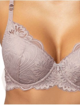 Бюстгальтер балконет пуш-ап MAT DARLENE wrzos M-3635-11-1, Цвет: сиреневый, Размеры: 70F, изображение 4