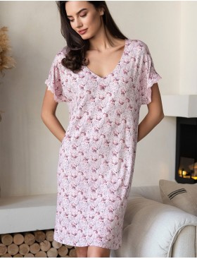 Сорочка трикотажная Mia-Amore INESSA 5011, Цвет: пудра, Размеры: 2XL/3XL, изображение 3