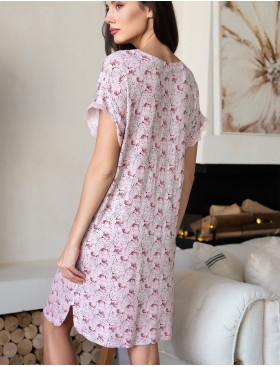 Сорочка трикотажная Mia-Amore INESSA 5011, Цвет: пудра, Размеры: 2XL/3XL, изображение 2