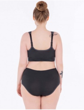 Бюстгальтер мягкий без косточек Sermija 150-12-L темный графит, Цвет: тёмный графит, Размеры: 80D, изображение 7