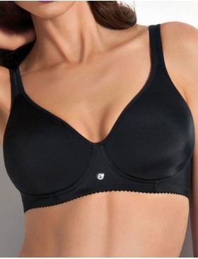 Мягкий бюстгальтер без косточек Sielei DONNA 964 nero, Цвет: nero (черный), Размеры: 75B