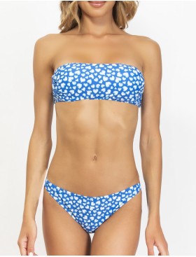 Открытый купальник бандо бразилиана Sielei HE85 blu, Цвет: blu (синий), Размеры: 90B