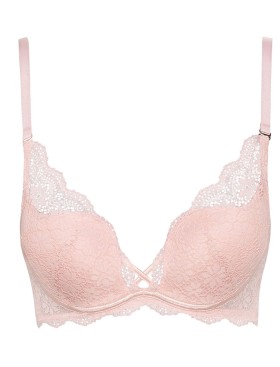 Бюстгальтер планж с пуш-ап Esotiq 37122 INTRIGUE розовый, Цвет: розовый, Размеры: 75E, изображение 5