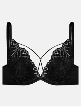 Кружевной бюстгальтер пуш-ап Esotiq KORIN 40507 черный, Цвет: черный, Размеры: 70F, изображение 7