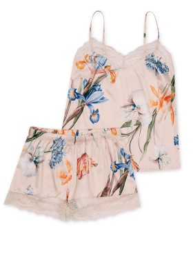 Пижама атласная Esotiq LOVER 40595 бежевый, Цвет: бежевый, Размеры: XL, изображение 5