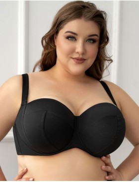 Бюстгальтер купальный мягкий Kris Line BEACH BLACK soft side support, Цвет: черный, Размеры: 65L, изображение 3