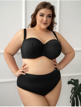 Бюстгальтер купальный мягкий Kris Line BEACH BLACK soft side support, Цвет: черный, Размеры: 65L, изображение 5