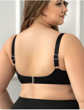 Бюстгальтер купальный мягкий Kris Line BEACH BLACK soft side support, Цвет: черный, Размеры: 65L, изображение 2