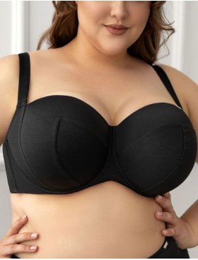 Бюстгальтер купальный мягкий Kris Line BEACH BLACK soft side support, Цвет: черный, Размеры: 65L